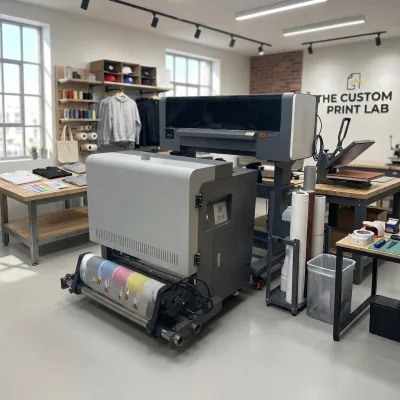 Heyme A1A2A3 XP600 I1600 Pigment Inkjet Printer with Vertical Powder Shaker Roll-to-Roll Flex Cloths Printer 1 Year Warranty