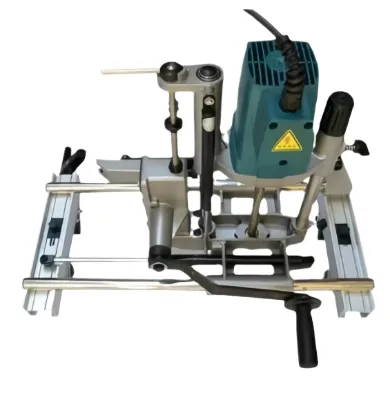 Wood Door Lock Hole Opener, Slotting Machine, Portable Mortiser Door Lock Drilling Machine