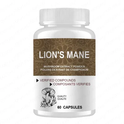 Cross border Mushroom Complex Capsules 90 Veggie Caps Immune Support Dietary Supplement OEM Private Label