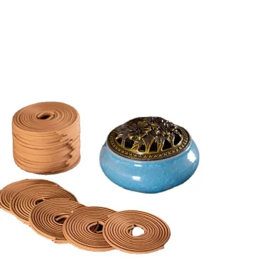 Zen Gift 20 Variety Ceramic Base Porcelain Incense Burner Agarwood Stick with Scented Wood Lid and Tin Economical Price