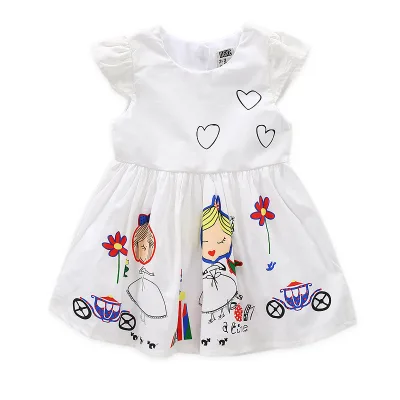 Popular Website Pakistani Baby Girls Cotton Designs Dress Wholesale