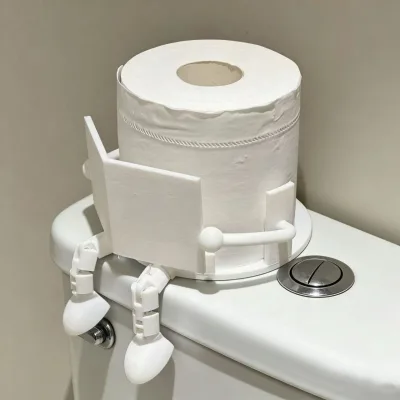 Toilet Paper Holder 3D Printing Reading Partner Roll Paper Holder Decoration Printing Cross-border Toy Decoration