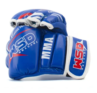 High Quality Adult MMA Short Gloves Leather Muay Thai Boxing Mitts Sanda Equipment