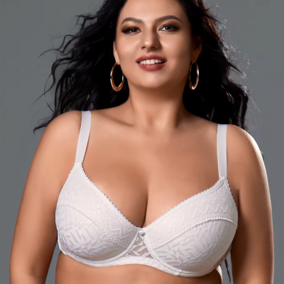 Wholesale 90DE-110DE Seamless Bras for Woman Underwire Underwear Padded Bralette Comfortable Plus Size Brassiere