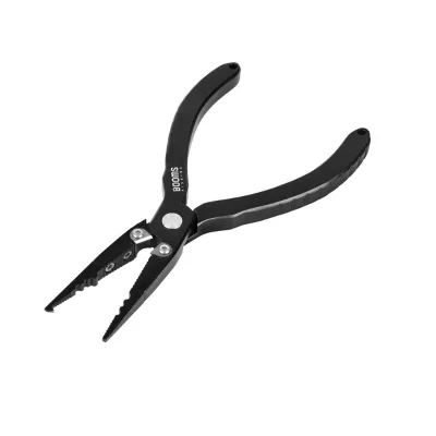 Booms Fishing X03 7inches Lightweight Aluminum 6061-T6 Handle Hook Remover Fishing Pliers Braid Cutter for Saltwater/Fresh Water
