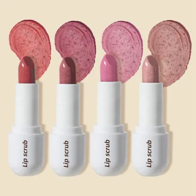 OEM Vegan Moisturizing Dry Cracked Lips Repairing Exfoliating Lightening Brightening Softening Dark Spots Fading Sugar Infused