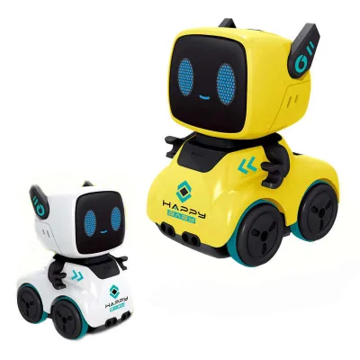 Interactive Smart Intelligent Educational Robot Toy Touch Sensor RC Soccer Game Light & Sound STEM Learning Gifts for Boys Girls