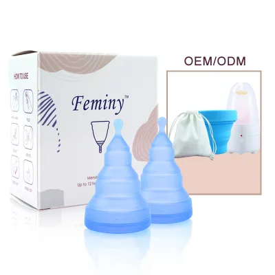 Medical Silicone Period Cups Silicon Ladies Cup Coupe Menstruelle Foldable Menstrual Cup