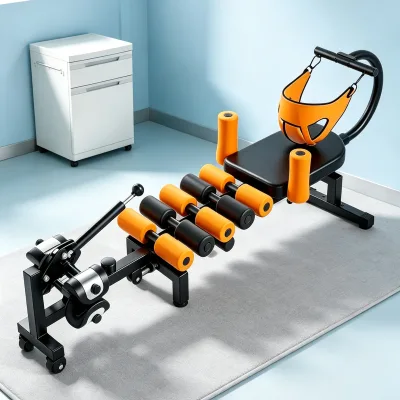 Back Decompression Stretcher Machine, Cervical Lumbar Vertebrae Release Device, Household Spinal Pressure Relief Tool