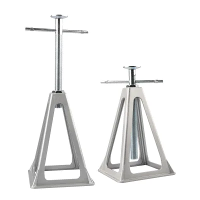 2-Pack Aluminum RV Stack Jack Extended From 11-17 Inch, Max Loading 6000lbs Capacity Camper RV Stabilizing Jack Stands