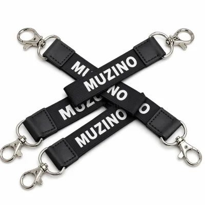 Badge Holder Wrist Lanyard Lock PVC Custom Logo Eco-Friendly Silicone Breakaway Halloween Promotional Gift