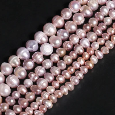 Natural Purple Freshwater Pearls Baroque Shape AA Grade Beads for Pen Beads KUOYU Brand