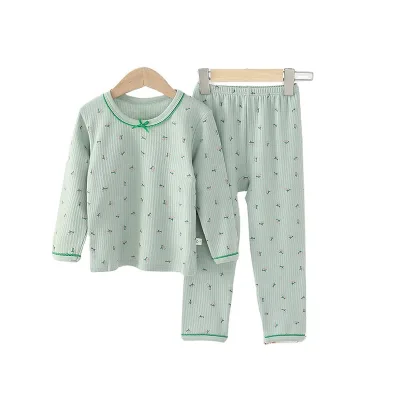 Hot Selling Good Quality Boy Girl  Kids Pajama Sets  Children's Cartoon Long Johns Sleepwear 2020