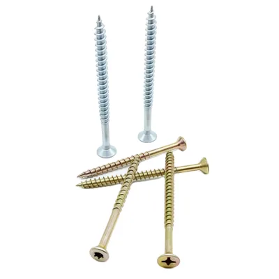 M4 Self Tapping Drywall Screws Flat Phillips Head Colored Zinc Iron Screw Connecting Chipboard Mdf Screw for Furniture Board