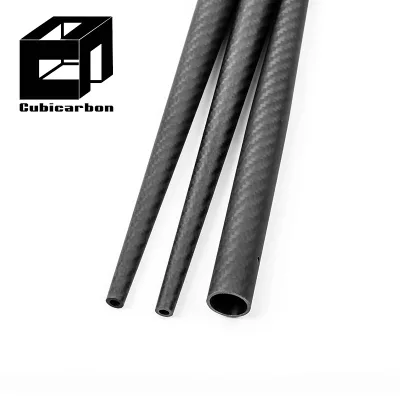Custom Size Prepreg Carbon Fiber Tapered Tube 3K Black or Colored Conical Taper Tube Pipe for Sales