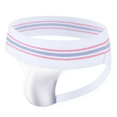 Men's 7.5cm Max Support Jockstrap Ultra-Wide Cotton Waistband & Reinforced Pouch | Ultimate Compression for Athletic Performance