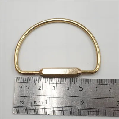 Decoration Solid Brass Loop Keyring Classic Durable Hook