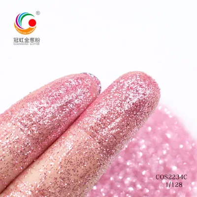 Common Bright Colorful Fine Sequin 1/128 0.2mm Brown Silver Cosmetic Glitter Powder Eco-Friendly Makeup Body Decorate Crafts