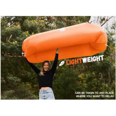 Inflatable Lounger Air Sofa Hammock-Portable,Water Proof& Anti-Air Leaking Design-Ideal Couch for Backyard Beach Traveling