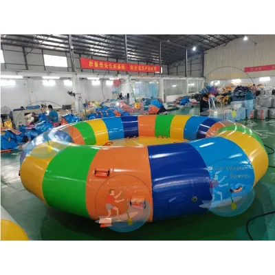 CE Certified Inflatable Disco Towable Boat With Fashion Design 10-person Towable Party Raft Supplier OEM Aufblasbare Disco-Boot