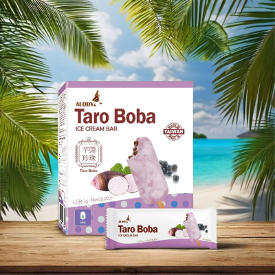 Taro Pearl Ice Cream OEM Bubble Ice Cream Supplier
