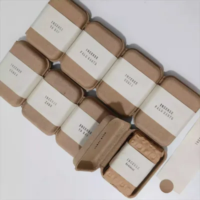 Can Drag Fat Environmental protection Pulp Soap Box General Spot Soap Box Paper Mold Packaging Export Commodities