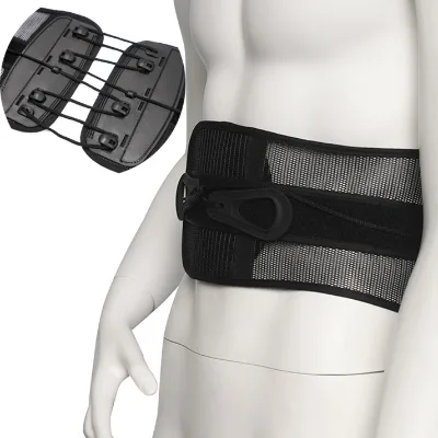 High Quality Custom Logo Super Breathable Lumbar Back Support Belt Pulley System Waist Support Belt