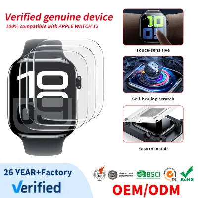 Custom IWatch Screen Protector Soft EPU Film for Apple Watch Series 12 42mm 46mm Ultra Clear Full Coverage Auto Repair Scratch