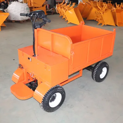 High Efficiency Electric Farm Dumper Open Body 2000W Motor 60V Battery Electric Dumper for Farm