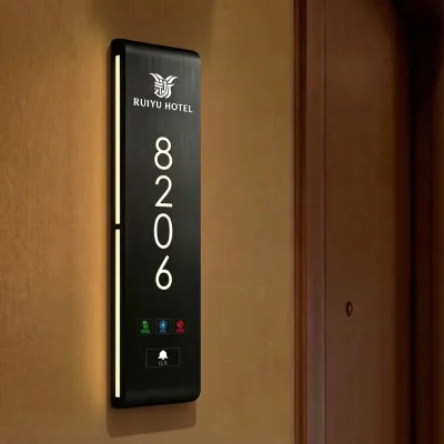 2024 New Dsymbol Designable Modern Electronic Door Lock Cleaning Card, China Fitting Entry Door Plate Door Plate with Bell Smart