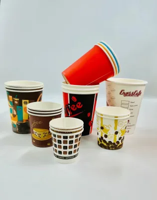 Professional Supplier Pretty Color Disposable and High Quality Coffee Paper Cups