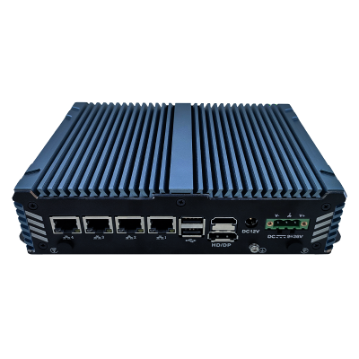 Reliable Fanless Industrial Controller Intel Processor DDR4 RAM SSD Optional Expansion Dual LAN RS232 RS485 HD Outputs Mini Pc