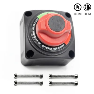 Heavy Duty RV Automotive Battery Connector,300A Continuous/500A 5Min/1000A 30Sec Max 50V DC Auto Power Terminal Adapte