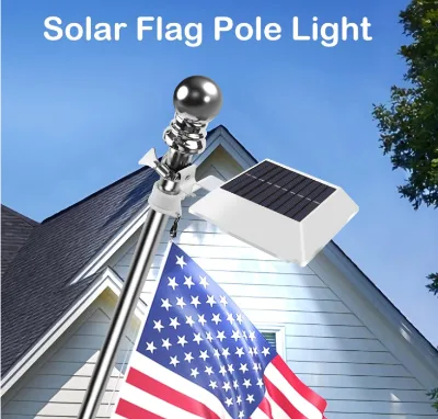Solar Flag Pole and Wall Lights