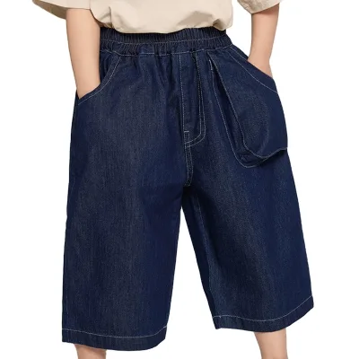 Summer Thin High Quality Skin-friendly and Comfortable Children's Boys Loose Versatile Casual Jeans