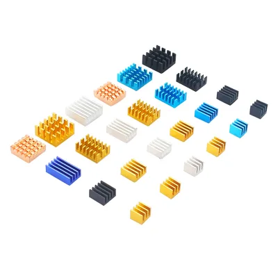 Aluminium Copper Heatsink Passive Cooling Pad Raspberry Pi 4 Model B Heat Dissipation Radiator Sensor Development Tools