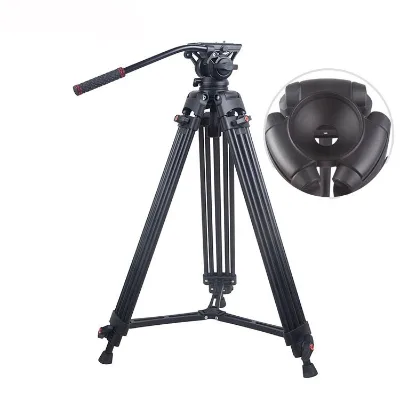 1.8M Camera Tripod with Hydraulic Head - 360° Rotation Tripod for DSLR/Mirrorless Cameras (Portrait/Landscape Shooting)