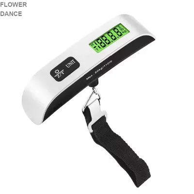 Hot Sales Backlit Fish Hook Hang Scale LCD Display Electronic Travel Hanging 50kg Weighting Portable Digital Luggage Scale
