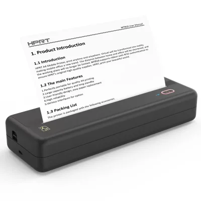 Factory Direct Portable Mini Wireless A4 Thermal Printer Impresora Portatil for Home Office Use for Bluetooth Connectivity Phone