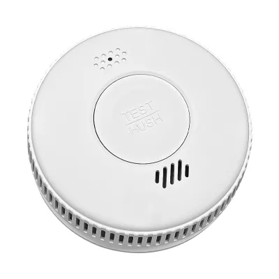 Ceiling Type Smoke Alarm S100A-AA Model 10 Years Life 3V Battery IP20 Rated NEMA 1 Home Use Sound and Light Alarm ARIZO