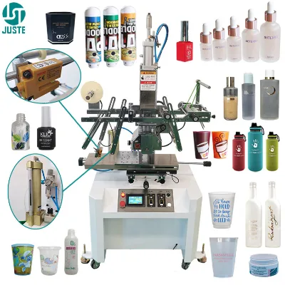 Philippines European Retro Hot Stamping Machine Automatic Digital Hot Foil Printer for Pen Cattle Ear Tag Plastic Cup Logo