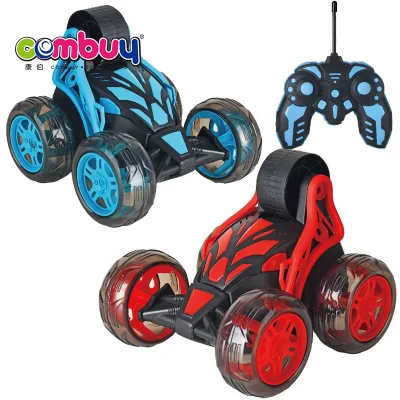 RC Vehicle Lighting Musical Rotation Tipper Toy Remote Control Stunt Car