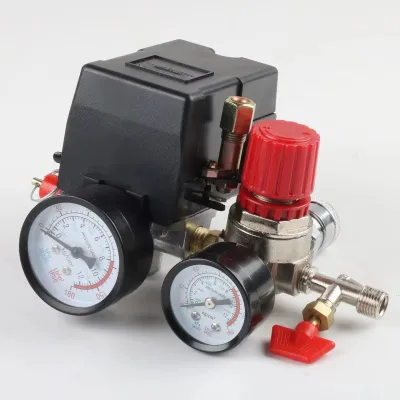 Silent Oil-Free Air Compressor Pump Horizontal Handle Four-Hole Pressure Regulator Tape Watch Industrial Compressor Parts