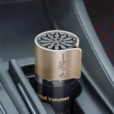 New Arrival Long-Lasting Diffuser Car Freshener Gold Black Custom Perfume for Car Air Fresheners