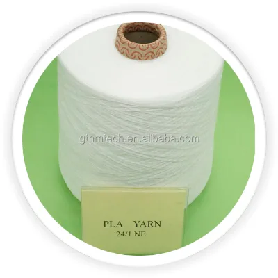 Biodegradable & Compostable Corn Yarn Polylactic Acid / PLA Yarn