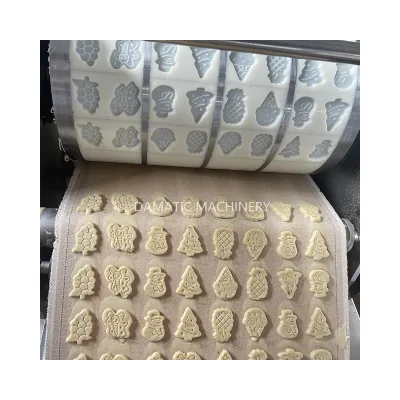 Mini Puff Pastry Chocolate Chip Filled Biscuit Cookies Cone Making Depositor Machine to Make Dog Biscuit Cookie Manufacturer