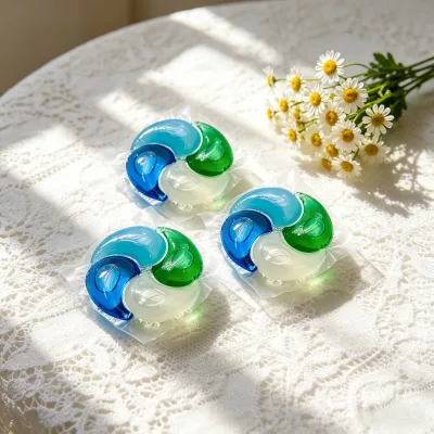 Eco Friendly Laundry Pods Concentrated Hypoallergenic Deep Cleans Tough Stains Long Lasting Fresh Scent for Family Daily Washing