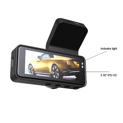2025 Sale Car Dash Camera with 4K Front and Back 1080P Video Recorder IPS Screen Two Lens Dash Cam