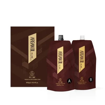 Private Label Keratin Straightening Cream for Curly Straight Hair Permanent Perm