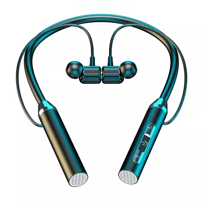 Cheap Wireless Neckband for 5.3 Hands-Free Earbuds IPX5 Waterproof LED Battery 6-8 Hours Playtime Sports Earphones